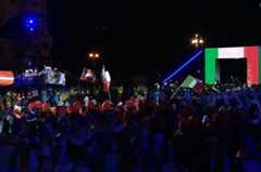 Olympic gold medallist Milan lights Cauldron at Winter EYOF Opening Ceremony in Trieste