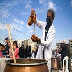 تصاویر: جشنواره پخت سمنو در بجنورد