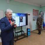 В рамках акции «Единой России» «Лица Героев»  увековечили память Героев Советского Союза в Стеклозаводской школе Емельяновского округа
