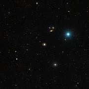 Wide-field image of the sky around Messier 77