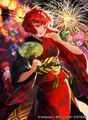 Maria in artwork of Minerva.