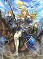 Clive in artwork of Mathilda.
