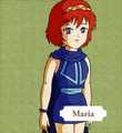 Artwork of Maria from Shadow Dragon & the Blade of Light.