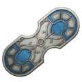 Artwork of the Silver Shield from Warriors: Three Hopes.