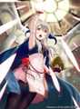 Yune in bird form in artwork of Micaiah.