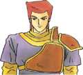 Artwork of Atlas from the art book Fire Emblem: The Complete.