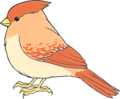 Concept artwork of Yune in bird form from Radiant Dawn.
