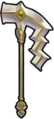 The Inviolable Axe as it appears in Heroes, based on the Bolt Axe's appearance in Awakening.