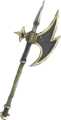 Concept art of the Bolt Axe from Tellius Recollection: Volume 1.