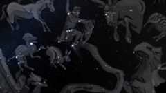 Orion Constellation on planetarium screen