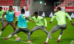 PHOTOS from the training ground as we build up to Japan on Friday