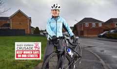 Cyclist Sharon Stone