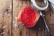 Anyone with pasta sauce jars in the kitchen urged to turn them upside down this week Homemade tomato sauce in a jar.