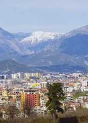 Tirana cityscape