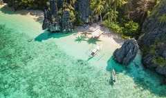 Palawan El Nido Entalula Island Beach Philippines