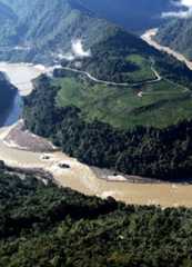 Yarlung Tsangpo River In Tibet
