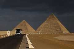 Pyramids in Giza, Egypt