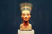 a bust Queen Nefertiti