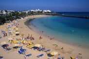 Tragedy after British tourist dies at passport control at Lanzarote Airport Playa Dorada beach, Playa Blanca