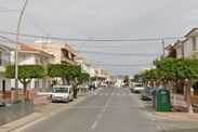 Horror in Spain as British woman's body found outside burning house - husband trapped general view of Antas in Spain
