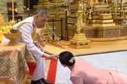 Oil-rich monarch appointed dog as military chief and employed 20 'sex soldiers' TOPSHOT-THAILAND-ROYALS-QUEEN