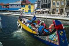 Boats on the Canals of Aveiro
