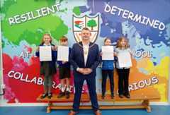 COUNCILLOR RETURNS TO FORMER SCHOOL FOR CLIMATE CHANGE CONVERSATION