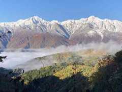 「心がふっとほどけていく」「自然っていいな」　身震いするほど美しい〝白馬村グラデーション〟に1万人感動