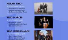 El Trio Ausiàs March protagonitzarà el 30 de novembre el tercer concert del Cicle de Música de Cambra d'Ondara