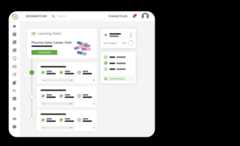 Screenshot of a pharma sales career learning path.