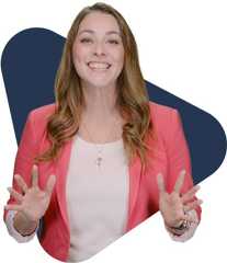 Heide cygan ocean Heide cygan smiling with peace signs, wearing pink blazer