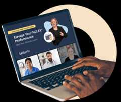 Virtual nursing event with nclex preparation presentation.