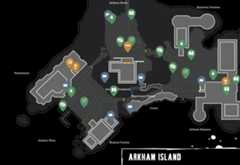 Batman: Arkham Asylum Map Image