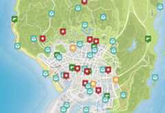 Grand Theft Auto 5 Map Image