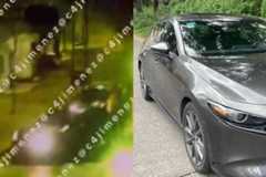 Un Mazda y dos motocicletas participaron en el crimen