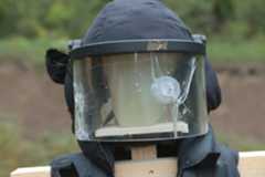 C51A6160 Beschusstest beim CCG Ballistik-Seminar in Wien. ©Militär Aktuell/Bendl