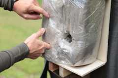 Ballistics of small arms: CCG seminar in Vienna Beschusstest beim CCG Ballistik-Seminar in Wien. ©Militär Aktuell/Bendl