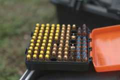 Ballistics of small arms: CCG seminar in Vienna Beschusstest beim CCG Ballistik-Seminar in Wien. ©Militär Aktuell/Bendl