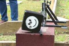 Ballistics of small arms: CCG seminar in Vienna Beschossene Zielmedien beim CCG Ballistik-Seminar in Wien. ©Militär Aktuell/Bendl