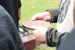 Ballistics of small arms: CCG seminar in Vienna Beschossene Zielmedien beim CCG Ballistik-Seminar in Wien. ©Militär Aktuell/Bendl