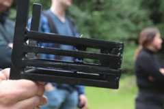 Ballistics of small arms: CCG seminar in Vienna Beschossene Zielmedien beim CCG Ballistik-Seminar in Wien. ©Militär Aktuell/Bendl