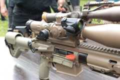 Ballistics of small arms: CCG seminar in Vienna Leihgaben von Austria Arms beim CCG Ballistik-Seminar in Wien. ©Militär Aktuell/Bendl