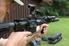 Ballistics of small arms: CCG seminar in Vienna Leihgaben von Austria Arms beim CCG Ballistik-Seminar in Wien. ©Militär Aktuell/Bendl