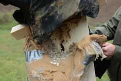 Ballistics of small arms: CCG seminar in Vienna Eindrücke vom den ballistischen Beschussversuchen beim CCG-Seminar in Wien. ©Militär Aktuell/Bendl