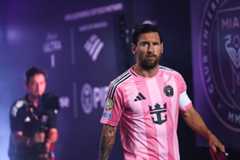 Lionel Messi #10 of Inter Miami CF walks out of the tunnel prior to the FIFA Club World Cup 2025 group A match between Internacional CF Miami and SE Palmeiras at Hard Rock Stadium on June 23, 2025 in Miami Gardens, Florida.