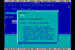 Borland Turbo C++ for MS-DOS