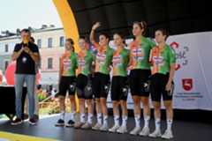The riders of St Michel - Preference Home - Auber93 women at the Tour of Poland