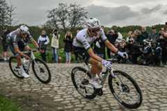 2024 Paris-Roubaix: Tadej Pogačar rides the cobbles