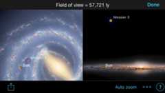 With a tap on the Galaxy icon, the SkySafari 5 Pro app for iOS allows you to see the position of stars and objects in our galaxy. Shown here is the bright spring globular cluster, Messier 3, one of many such objects that encircle our galaxy, and others.