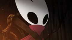 Hollow Knight Silksong screenshot of Hornet sitting shocked in a chair